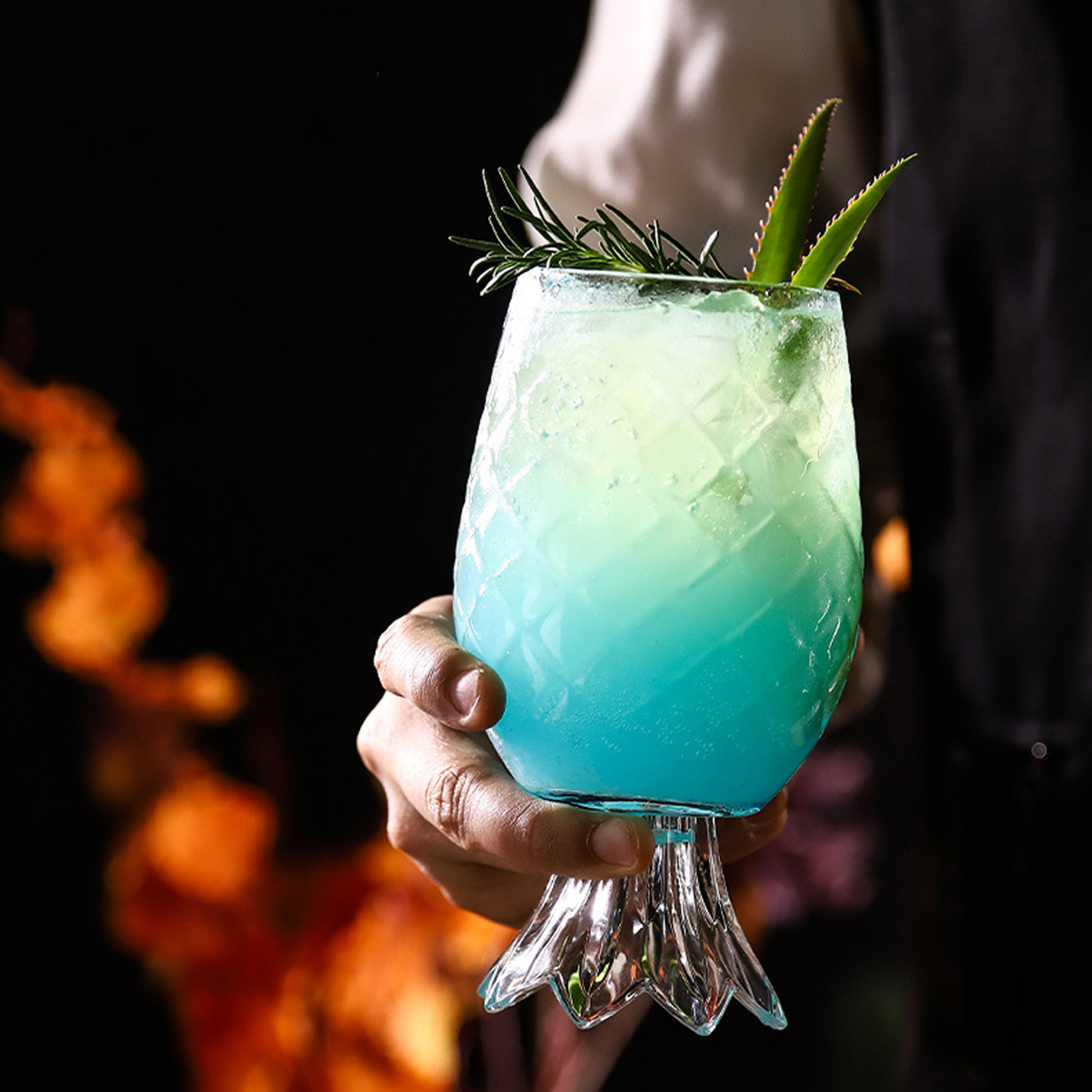 티키 바 장식용 고급 파인애플 모양 칵테일 글라스 세트 - Home Bar Set 리뷰 및 가격