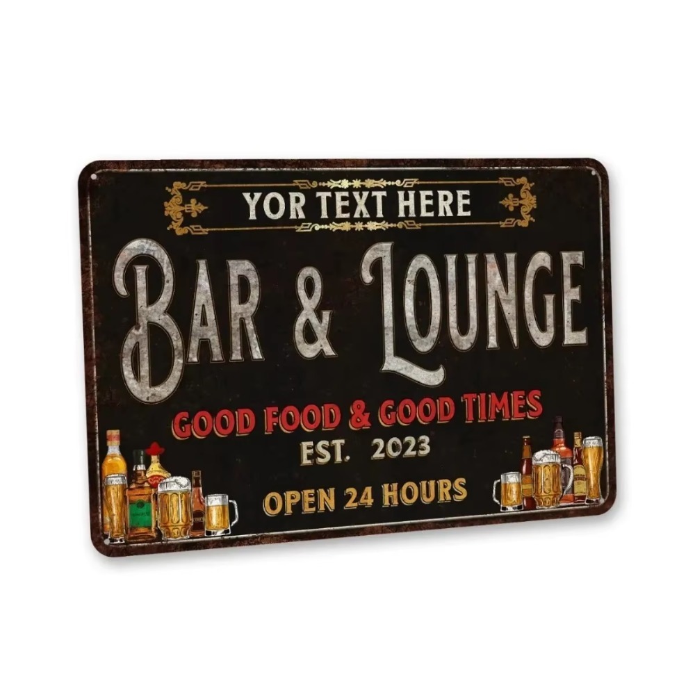 CIFbuy 맞춤형 금속 벽 장식, 바 및 라운지용 독 - Home Bar Lounge 리뷰 및 가격